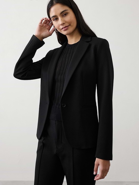 Banana Republic Jackets & Blazers - Banana Republic Black Single-Button Tailored Women's Blazer